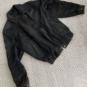 80s vintage leather jacket